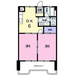 サンヒルズ福田の物件間取画像